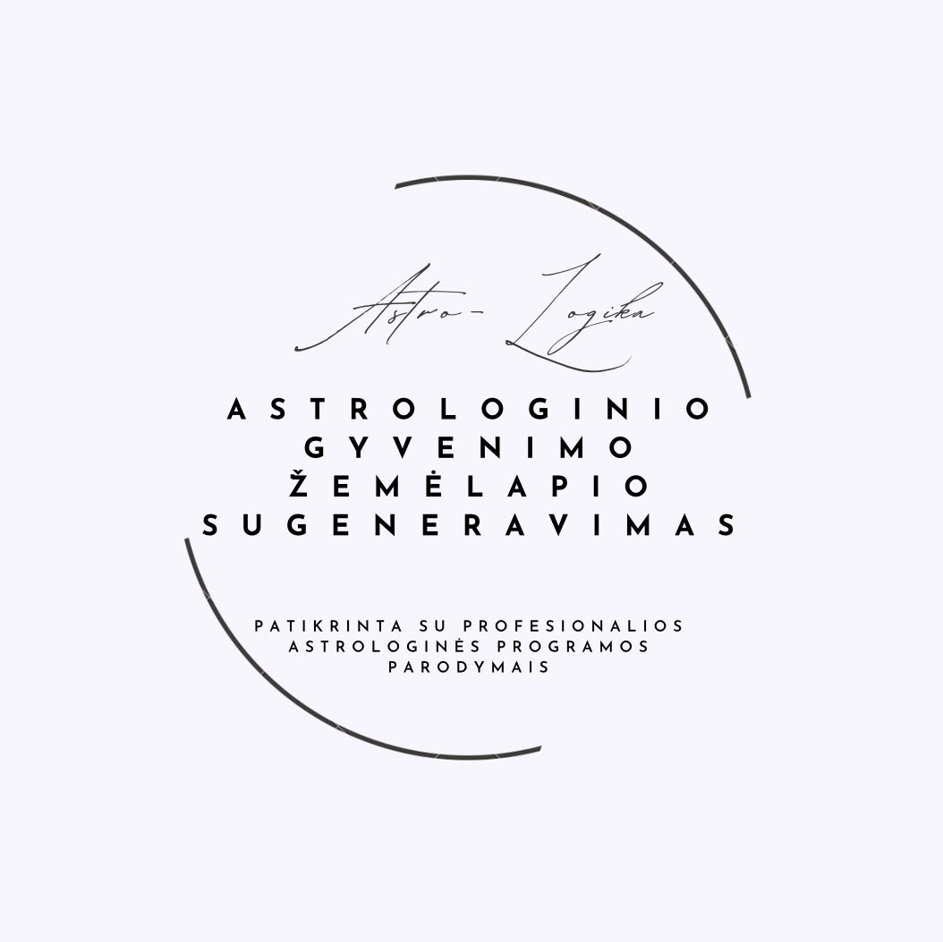 Asmeninio astrologinio gyvenimo žemėlapio generavimas