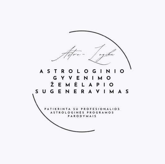 Asmeninio astrologinio gyvenimo žemėlapio generavimas